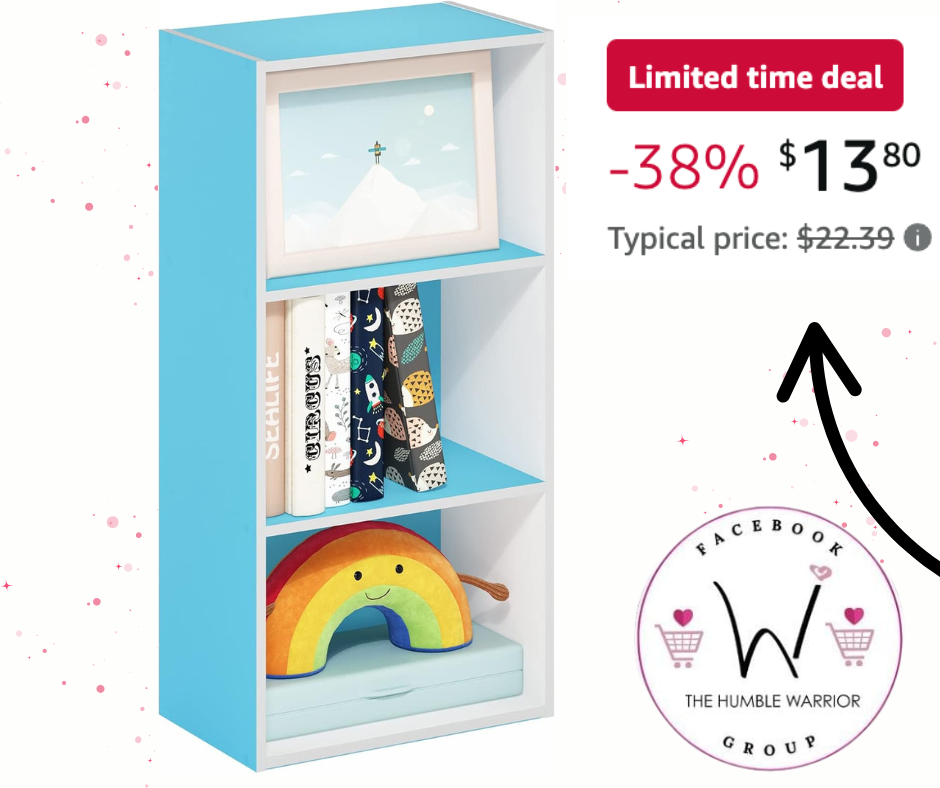 3 Tier Bookshelf on Sale