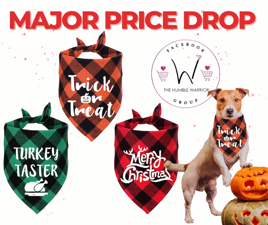 Holiday Bandanas for Pup