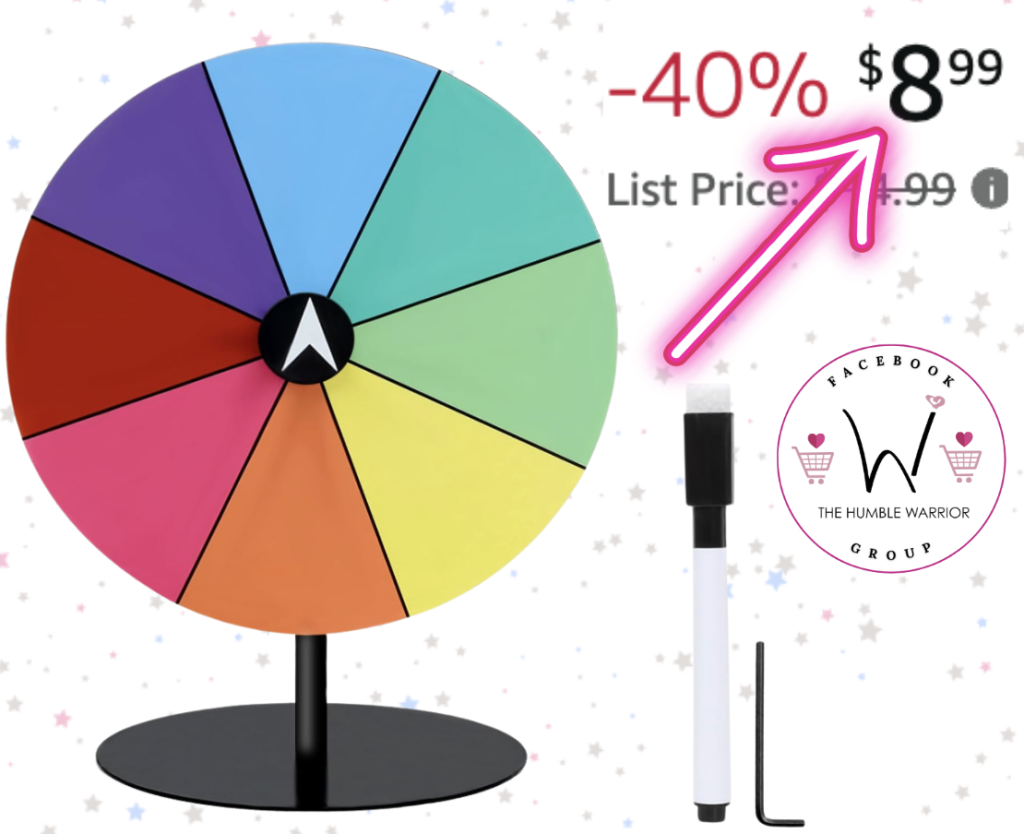 Airpark 8″ Dry Erase Prize Wheel