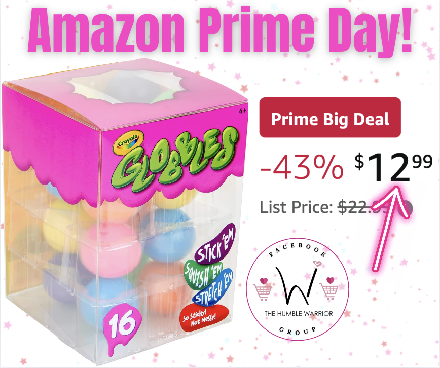 16-Pack of Crayola Globbles Squish Toys!