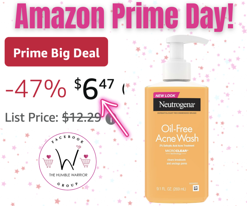Neutrogena Oil-Free Acne Face Wash!