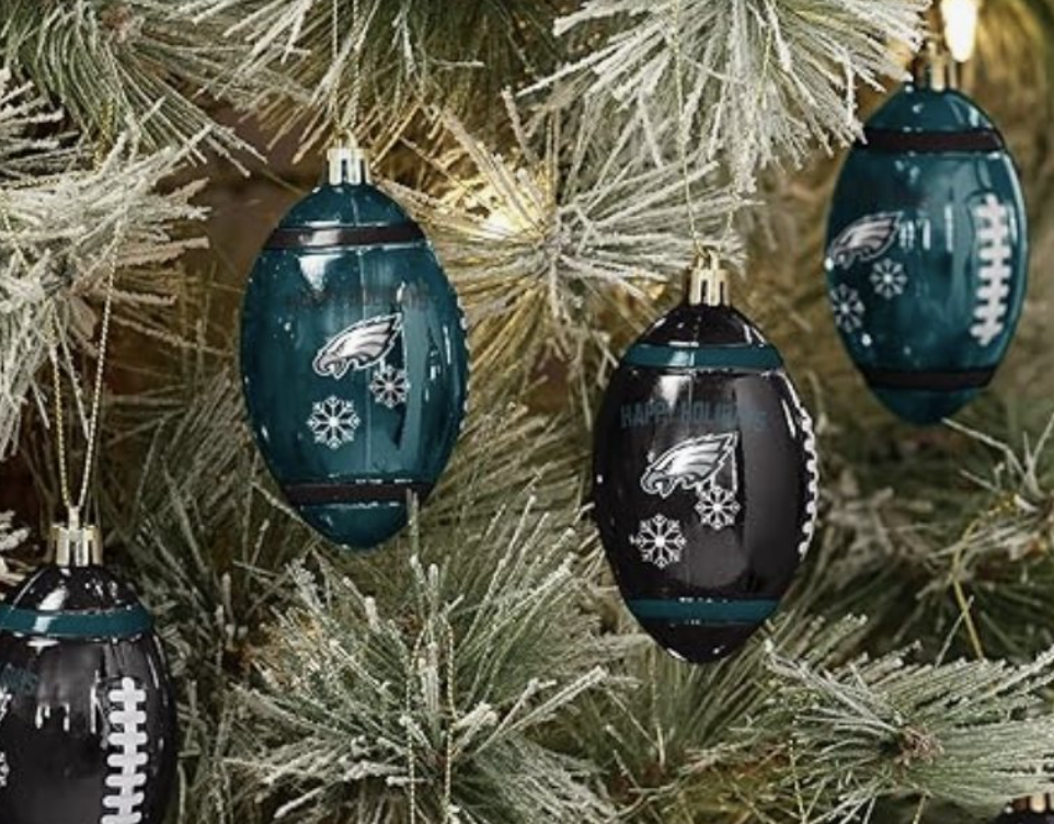 FOCO NFL 12-Pack Football Hanging Ornament Set!