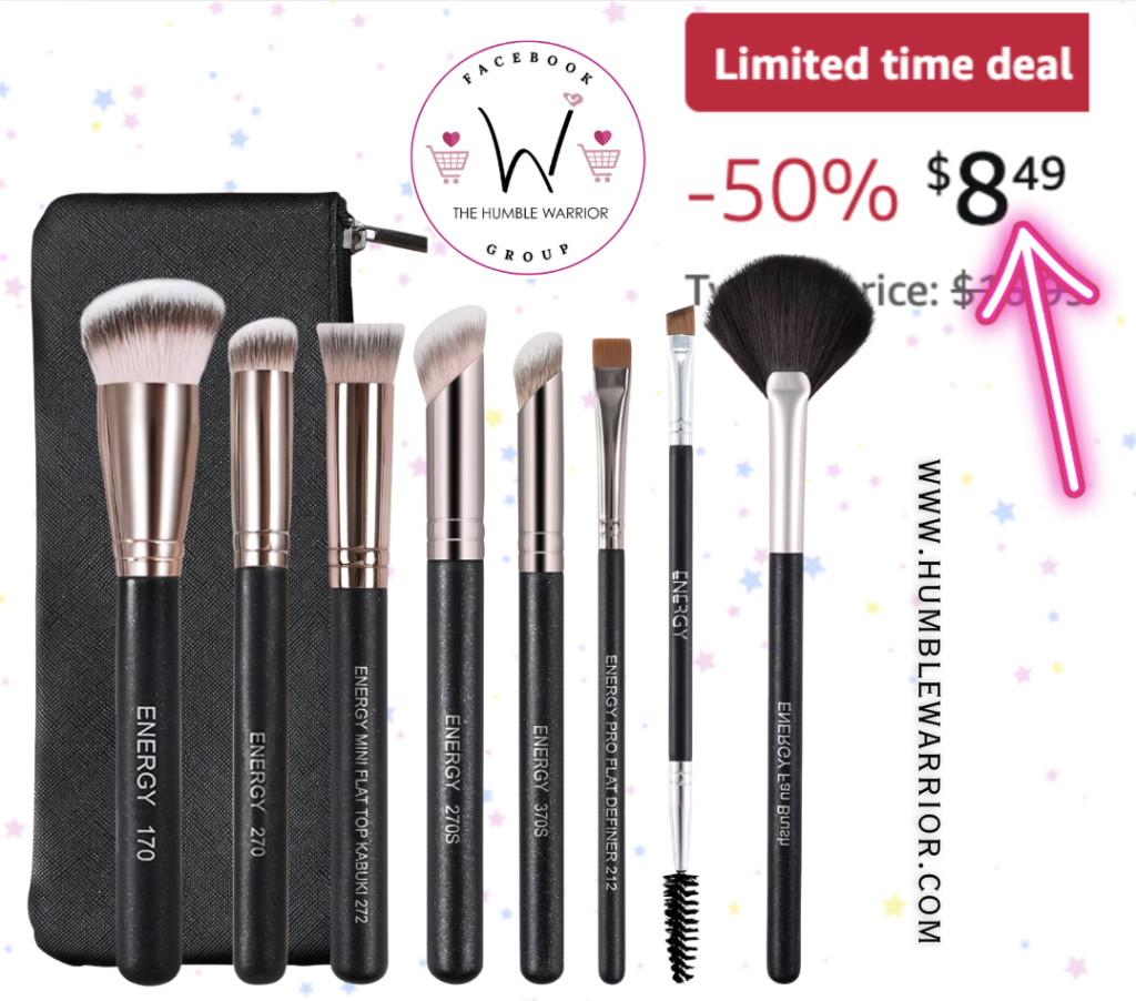 ENERGY 8-Piece Professional Makeup Brush Set