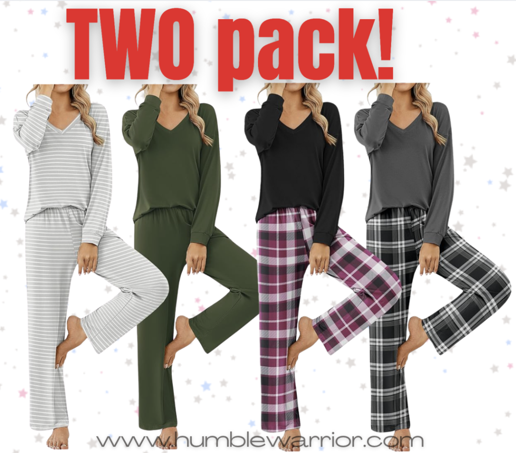 Ekouaer 2-Pack Women’s Pajama Set