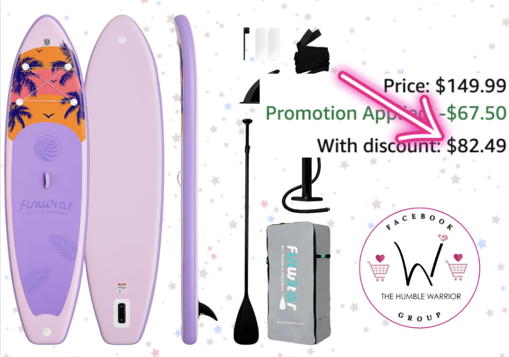 FunWater Ultra-Light Inflatable Paddle Board
