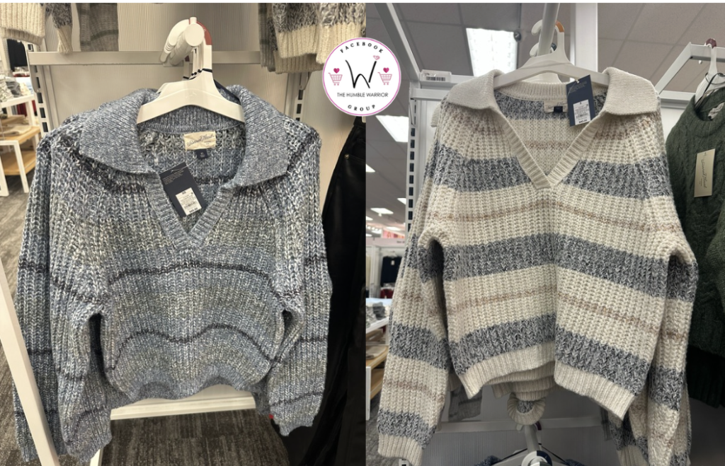 Women’s Chunky Polo Collar Pullover Sweater
