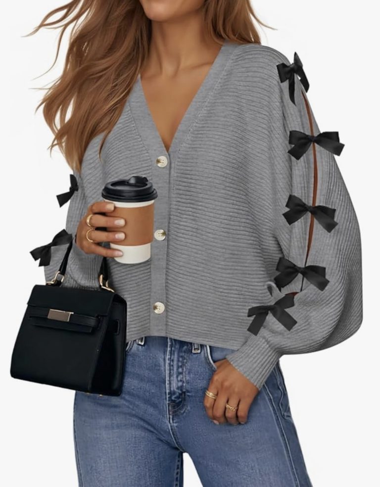 Cardigan Bow Sweater