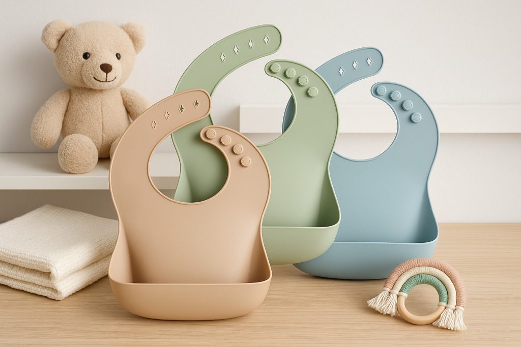 Pandaear Silicone Baby Bibs