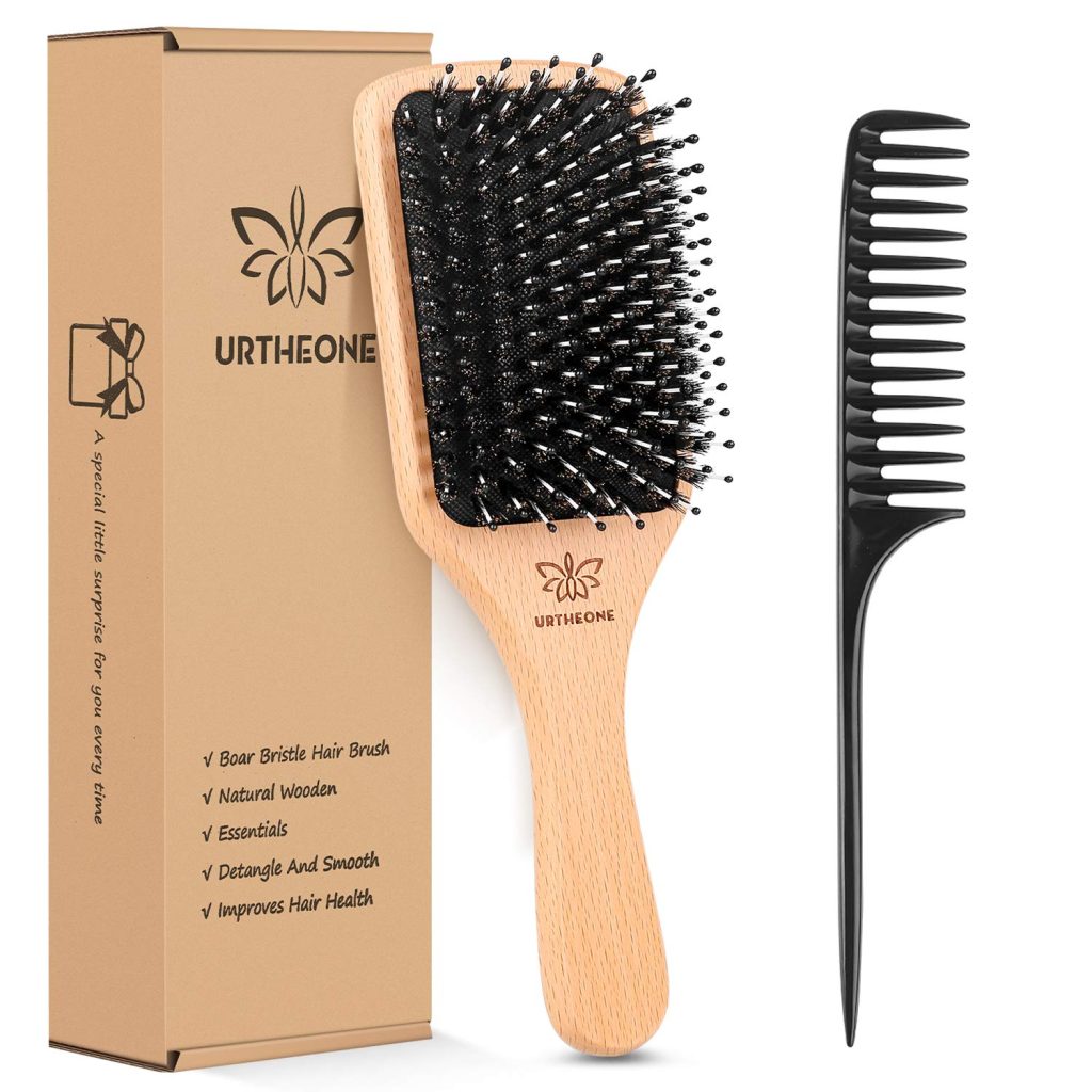 Boar Bristle Hair Brush for !