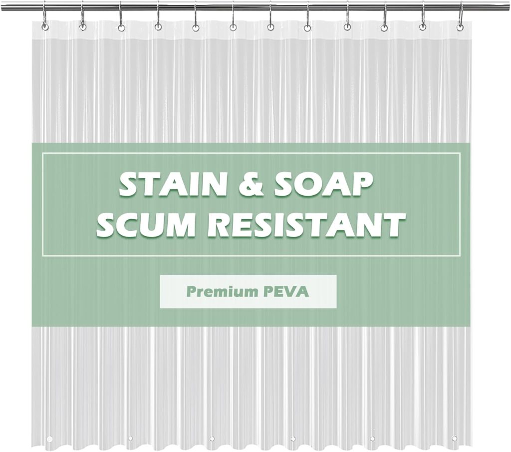 Clear Shower Curtain Liner on Sale!