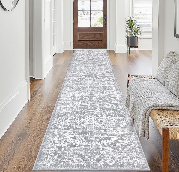 Boho washable 2×10 runner rug!