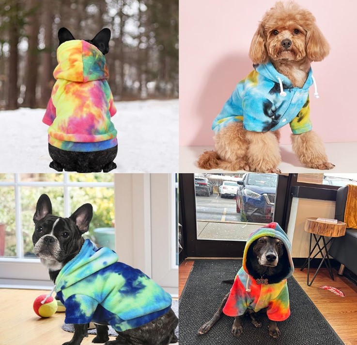 Dog Tie Dye Hoodie!
