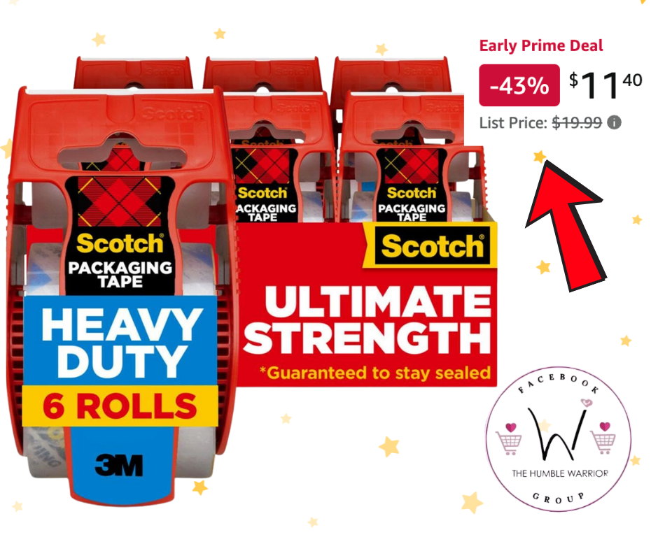 Scotch Heavy Duty Packing Tape Set
