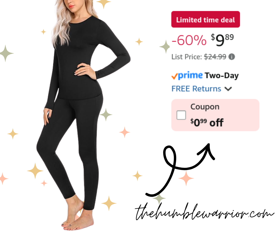 Ekouaer Thermal Underwear Set