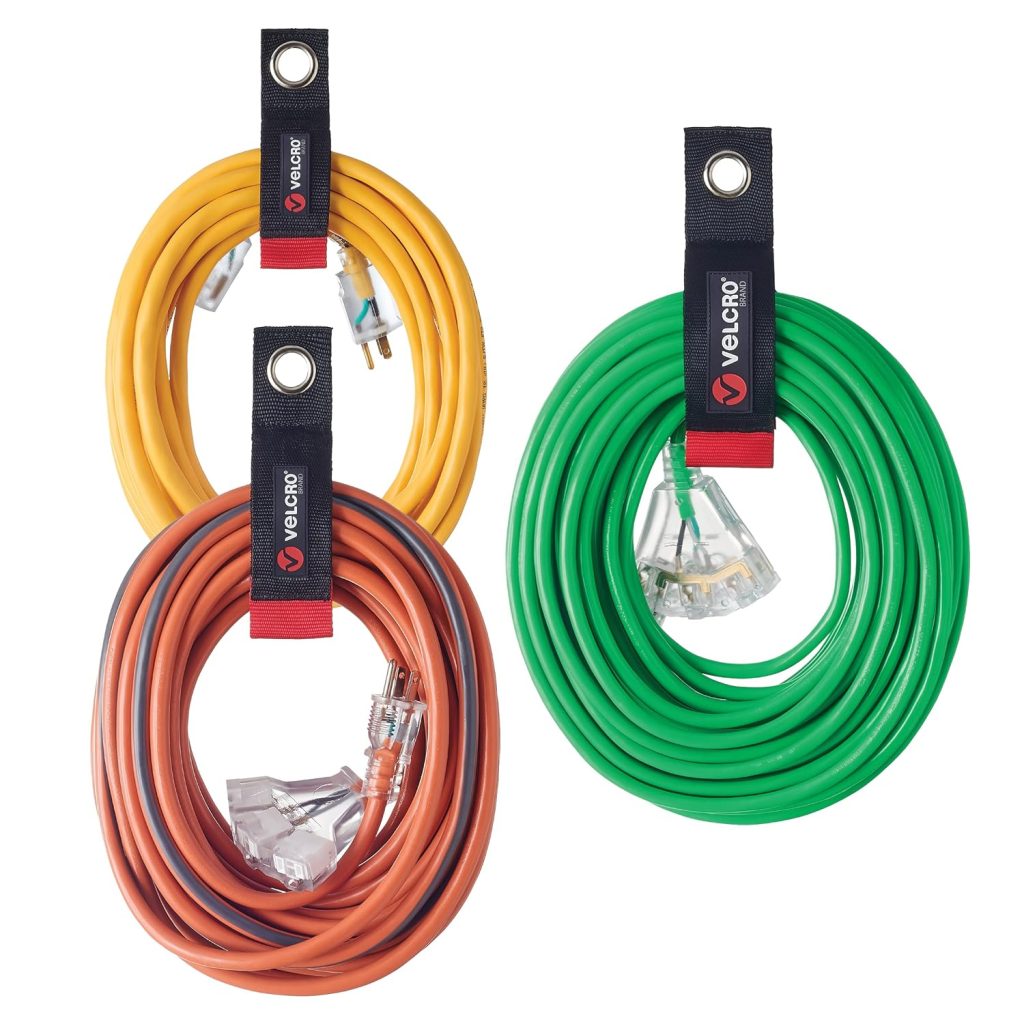 3 Pack Velcro Brand Extension Cord Holders
