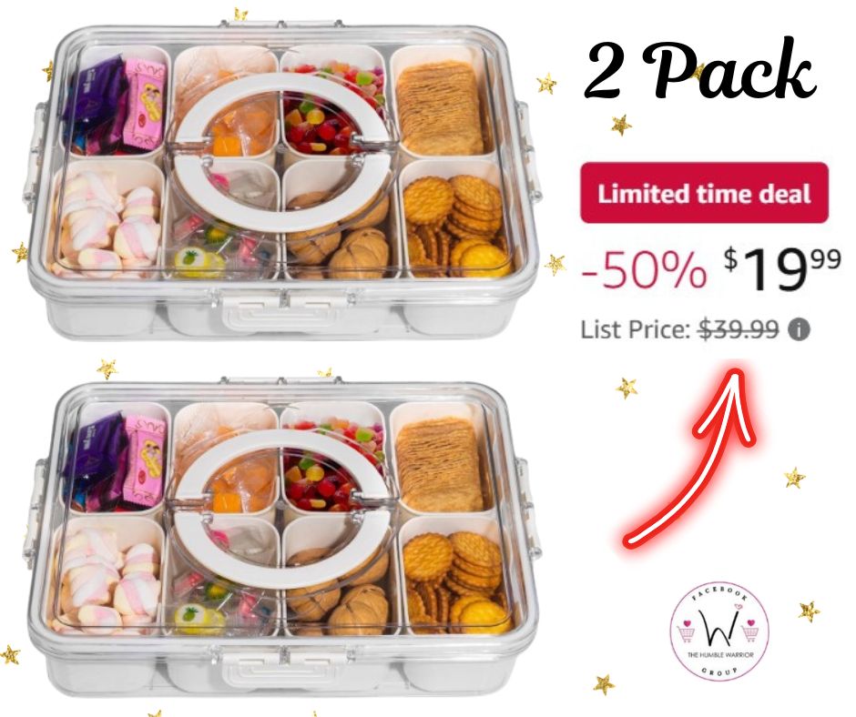 2 Pack Portable Snackle Boxes!