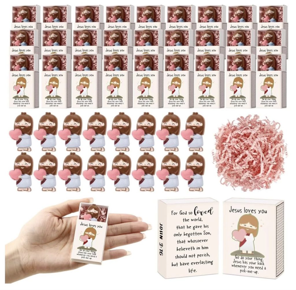 “Jesus Loves You” figurines