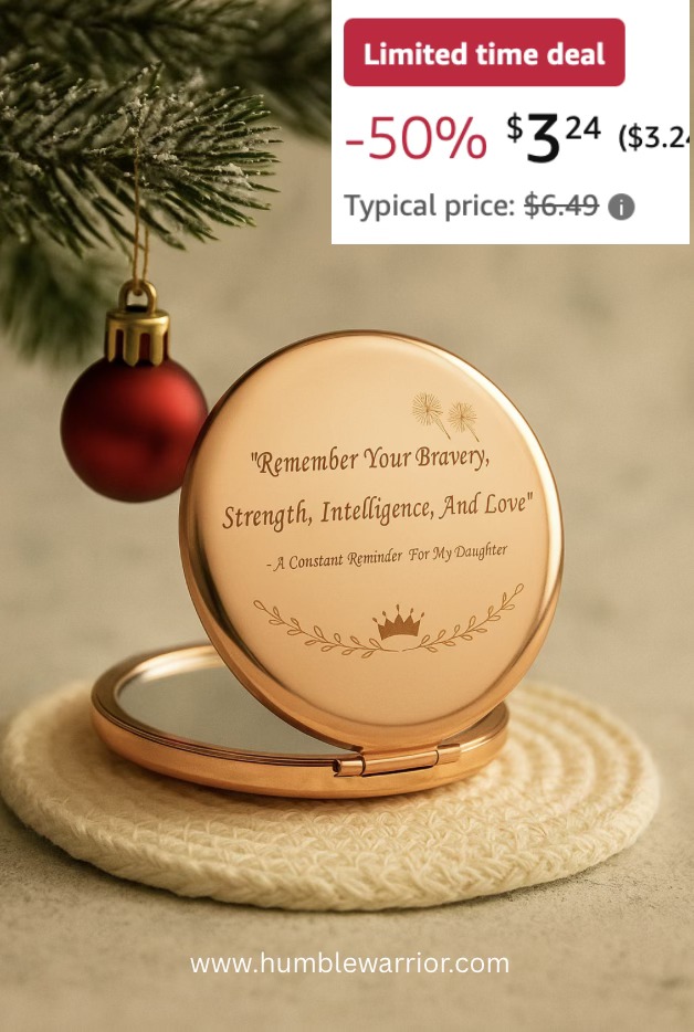 Gifts for Daughter, Personalized Compact Mirror