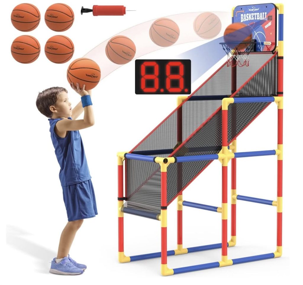 kids’ arcade basketball game