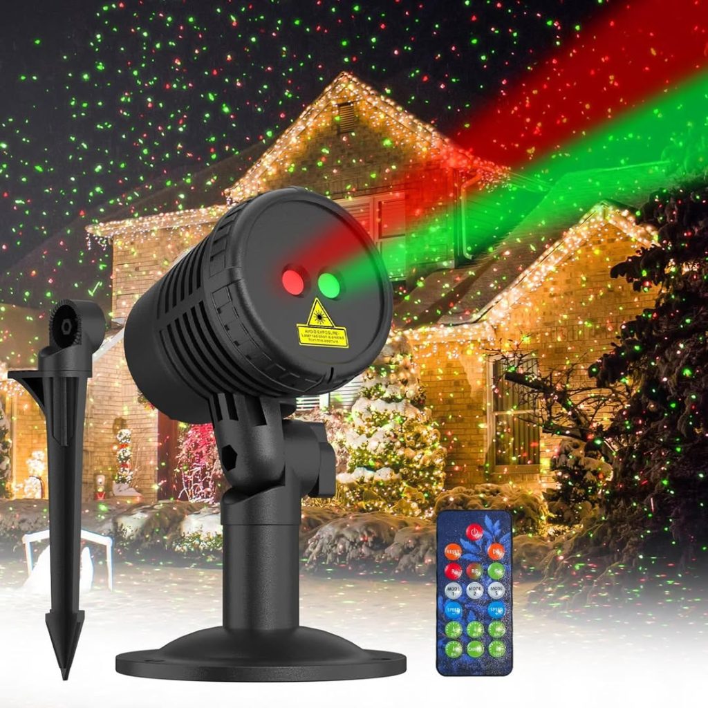 outdoor Christmas projector
