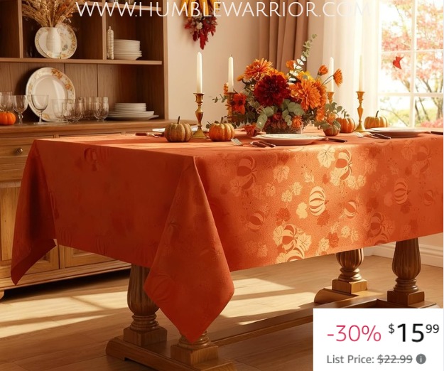 tablecloth for Thanksgiving