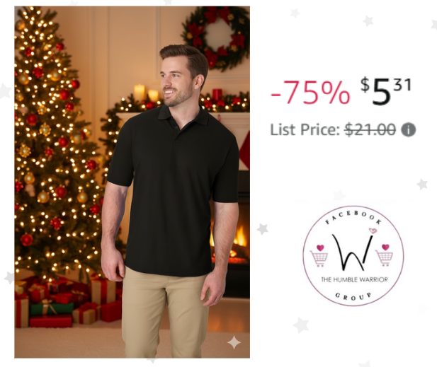 Hanes men’s polo shirt