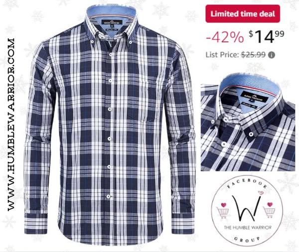 plaid button down shirt