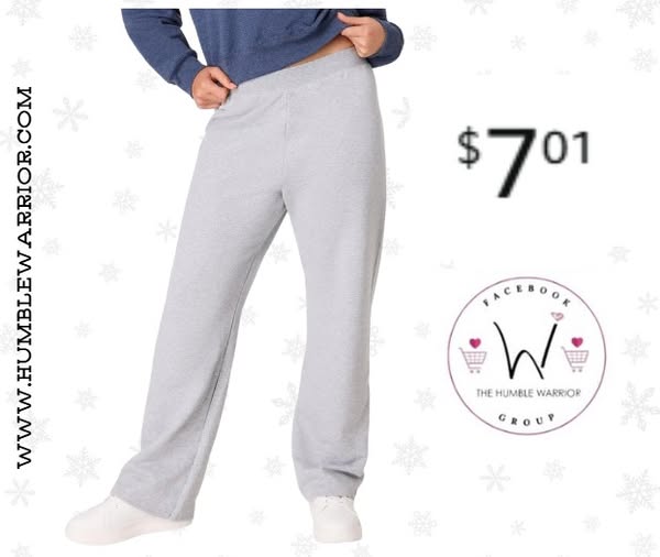 Hanes EcoSmart open-bottom women’s sweatpants