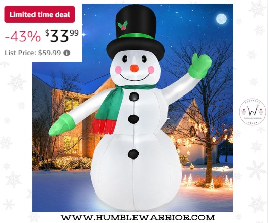 7-Foot Christmas Inflatable Snowman