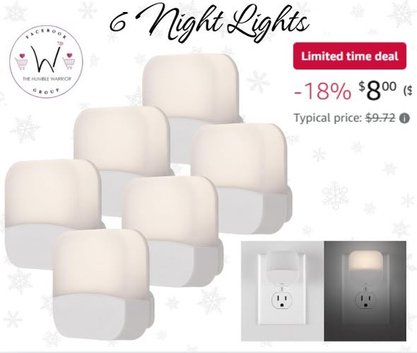 Mini LED Light-Sensing Night Lights!