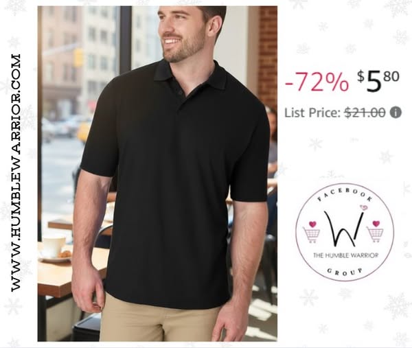 Hanes Men’s X-Temp Short Sleeve Polo Shirt