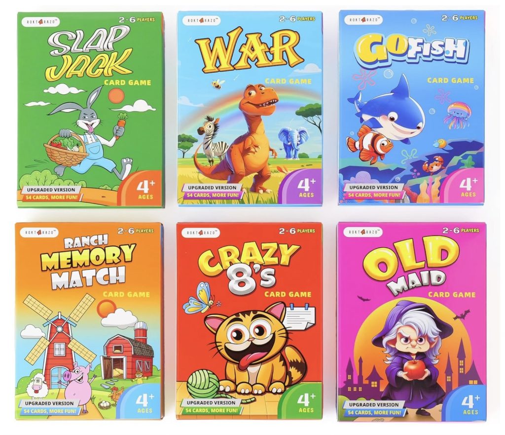 6-pack of classic card games
