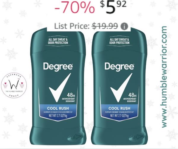Degree Men Cool Rush Antiperspirant Deodorant