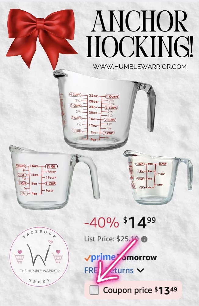Anchor Hocking Glass Measuring Cups