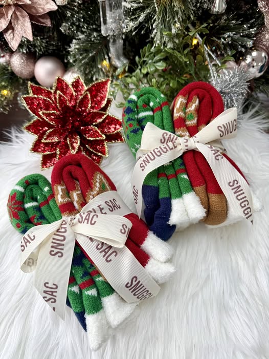 Snuggle Sac holiday socks