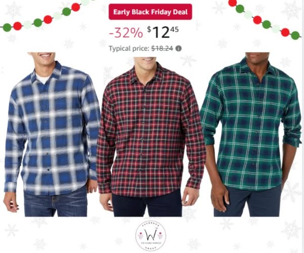 Men’s Long-Sleeve Flannel Shirt