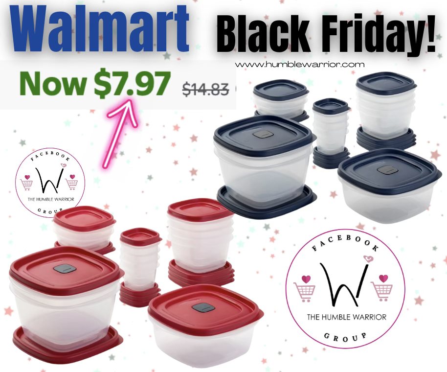 Rubbermaid food container pack!