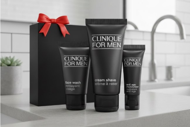 Clinique’s anti-aging daily skincare for men