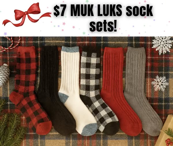 MUK LUKS sock packs