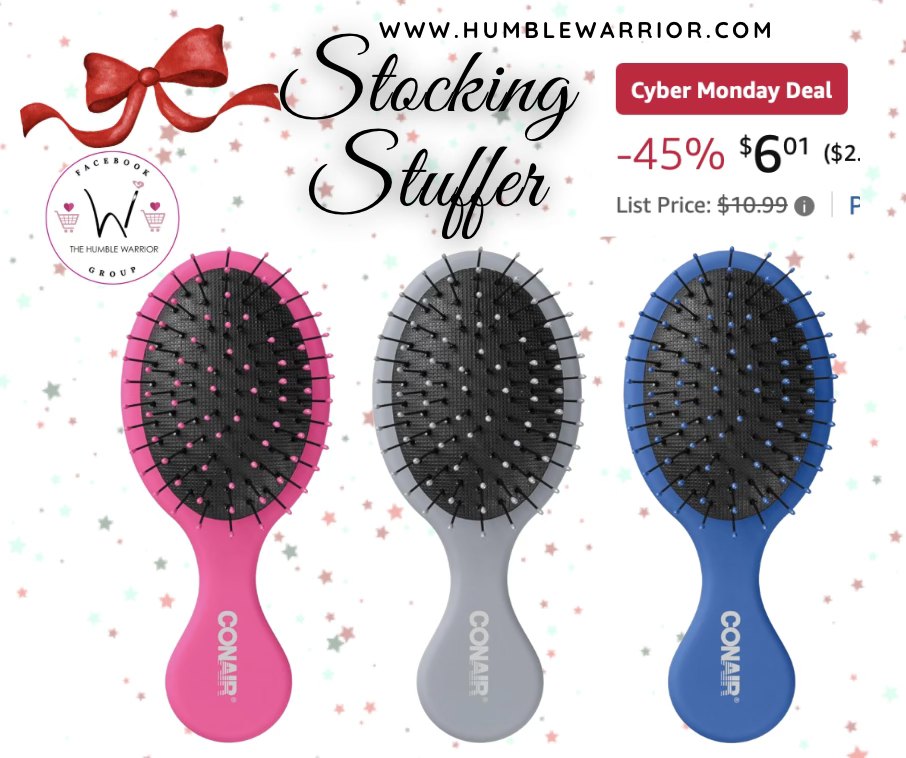 Conair mini detangling brushes