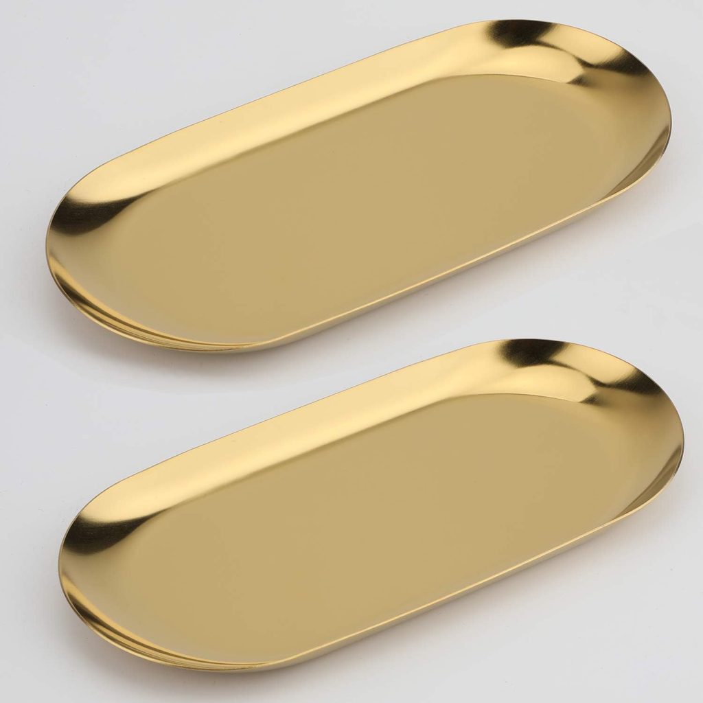 Decorative Gold Tray Set!