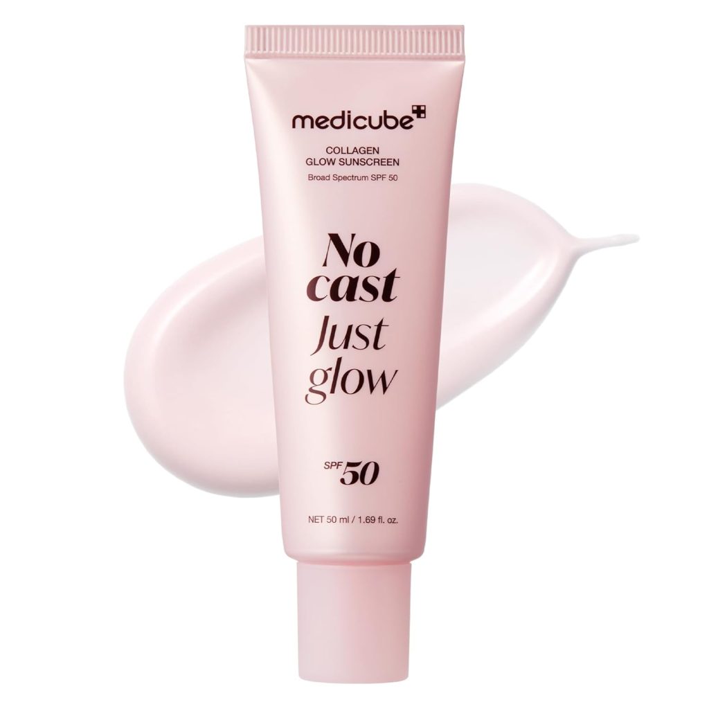 Medicube SPF 50 Collagen Glow Sunscreen!