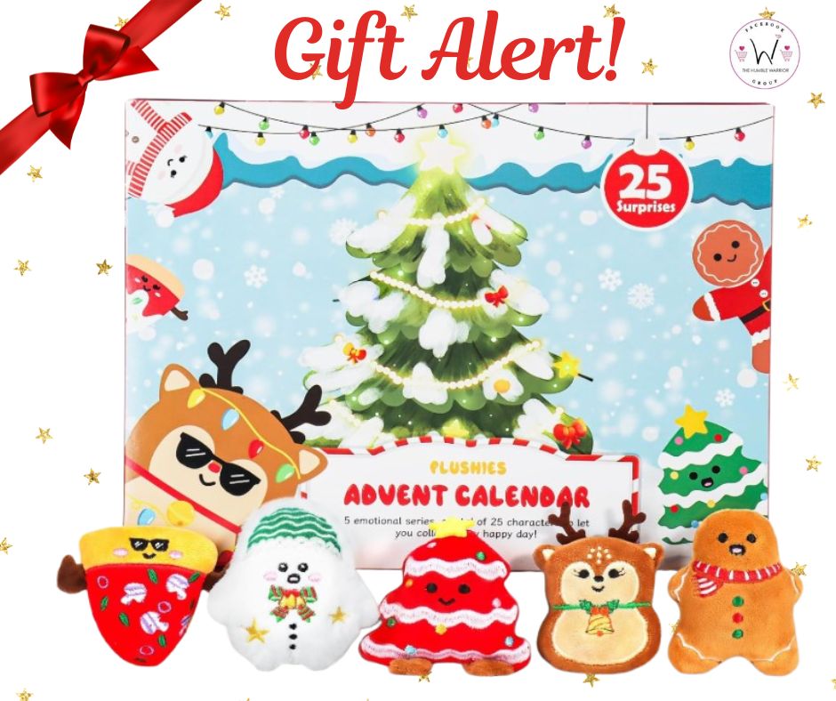 24 Day Christmas Countdown 25 PCS Cute Emotional Plushies Advent Calendar!