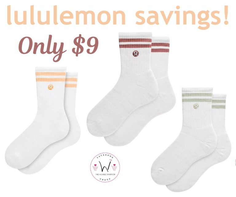 lululemon Unisex Daily Essential Quarter Socks