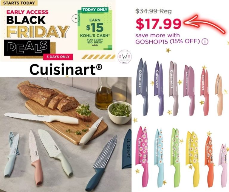 Cuisinart® Advantage 12-pc. Ceramic-Coated Cutlery Set with Blade Guards!