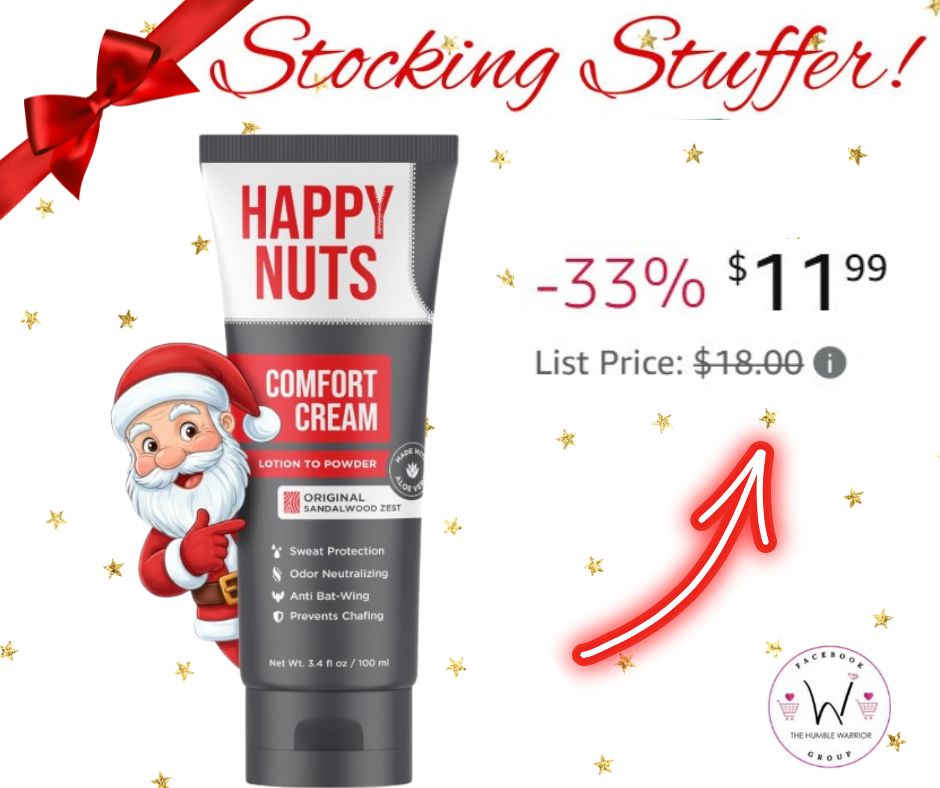 HAPPY NUTS Comfort Cream Deodorant For Men!
