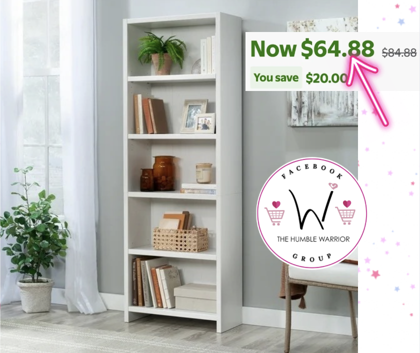 Mainstays 5 Shelf Bookcase!