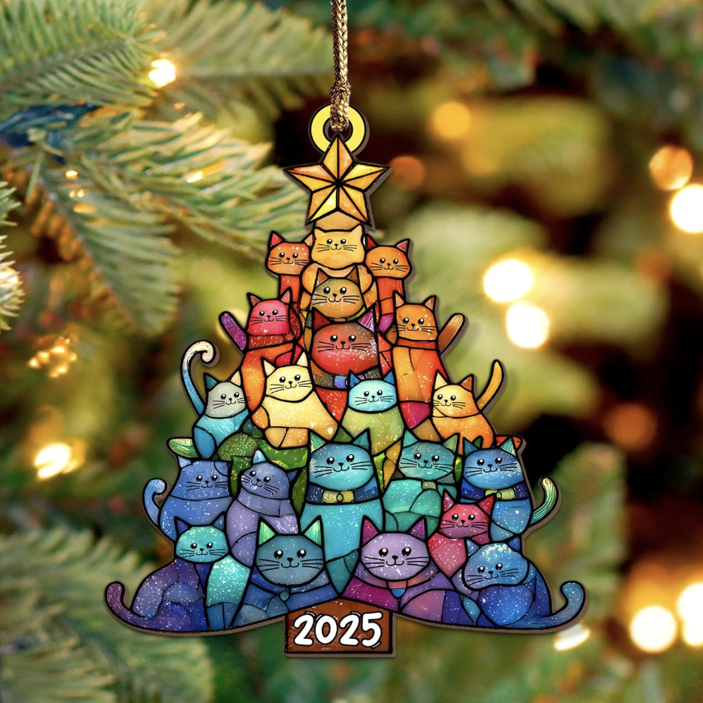 cat Christmas ornament