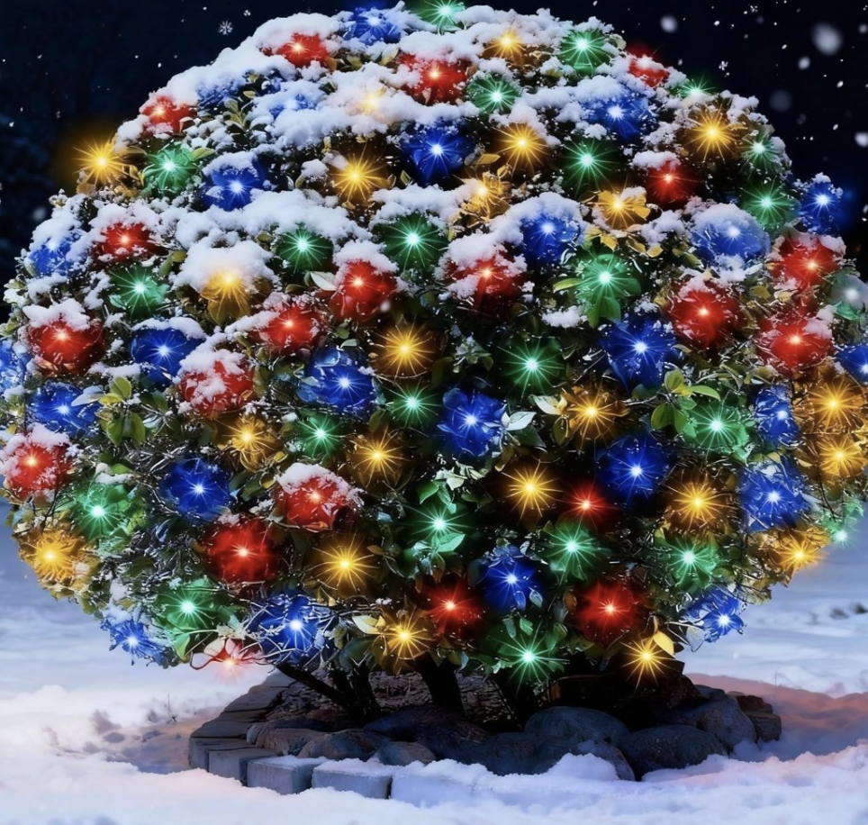 6ft x 4ft LED Christmas net lights!