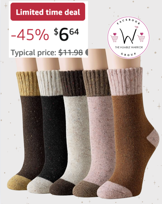 5-pack of women’s wool socks